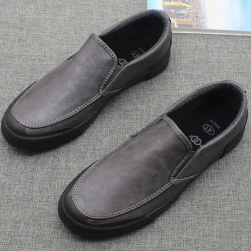Marco Leather Loafers - Men’s Waterproof Daily Slip-Ons