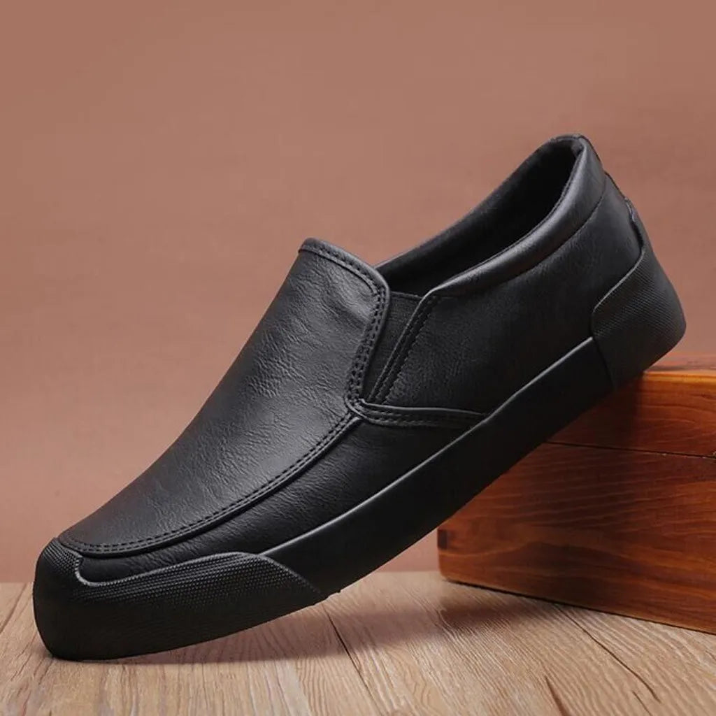 Marco Leather Loafers - Men’s Waterproof Daily Slip-Ons