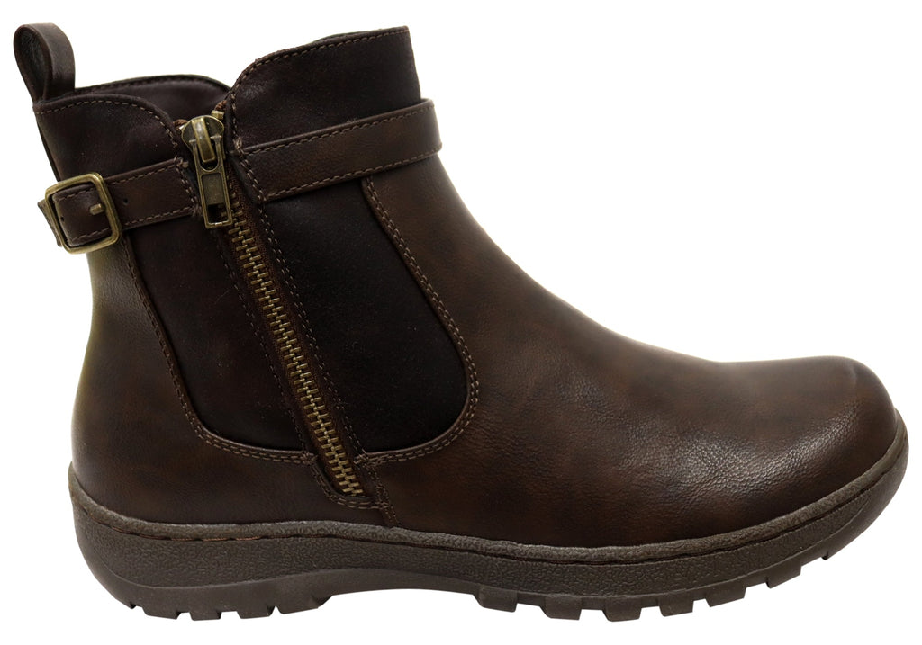 Wide Comfort Ankle Boots