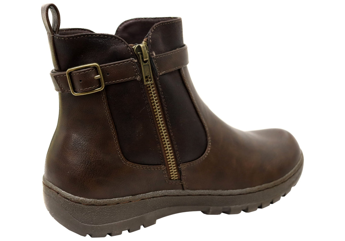 Wide Comfort Ankle Boots