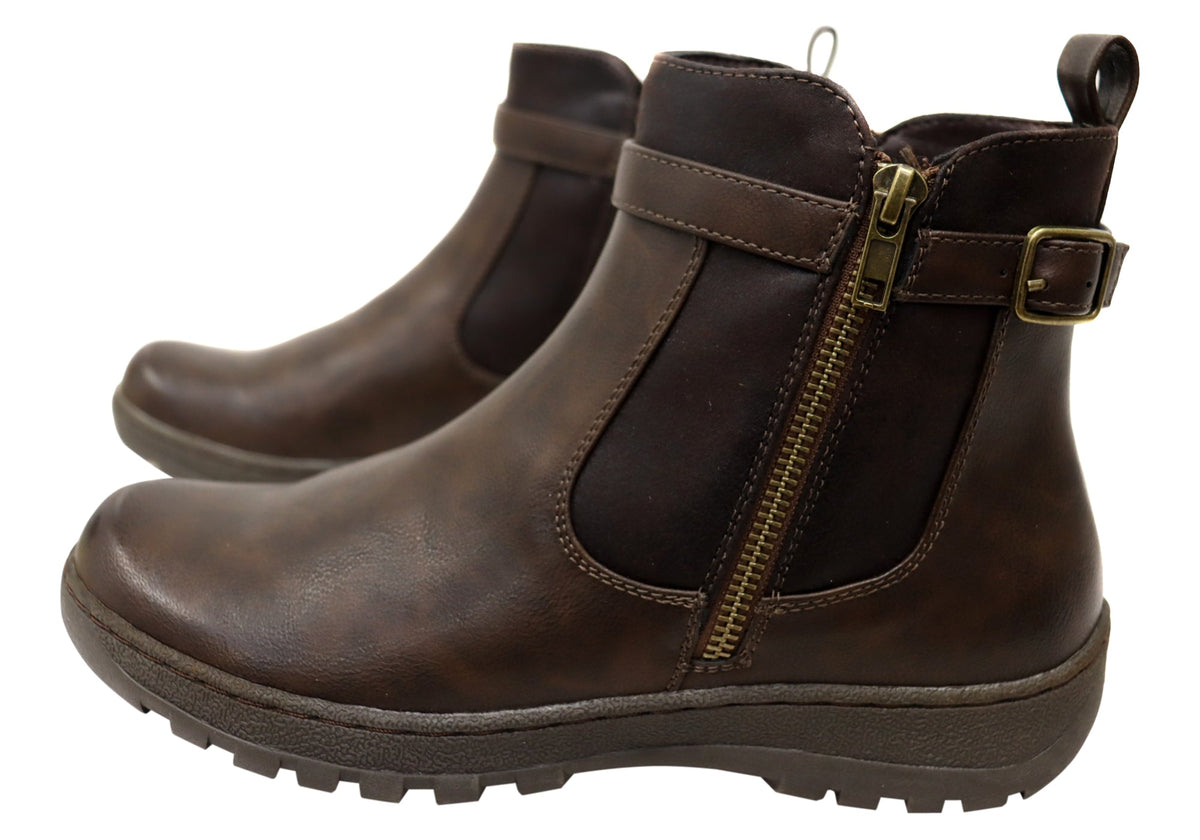 Wide Comfort Ankle Boots