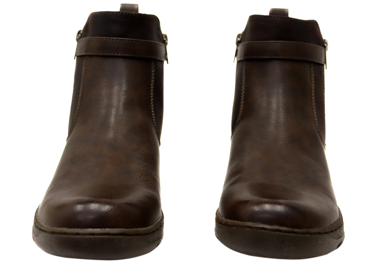 Wide Comfort Ankle Boots