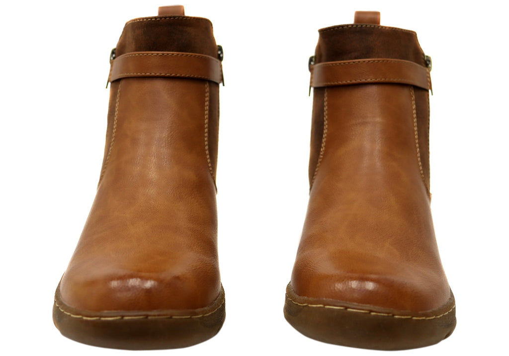 Wide Comfort Ankle Boots