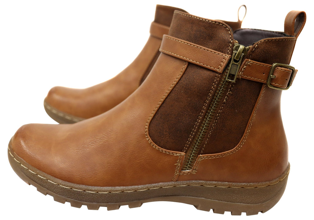 Wide Comfort Ankle Boots