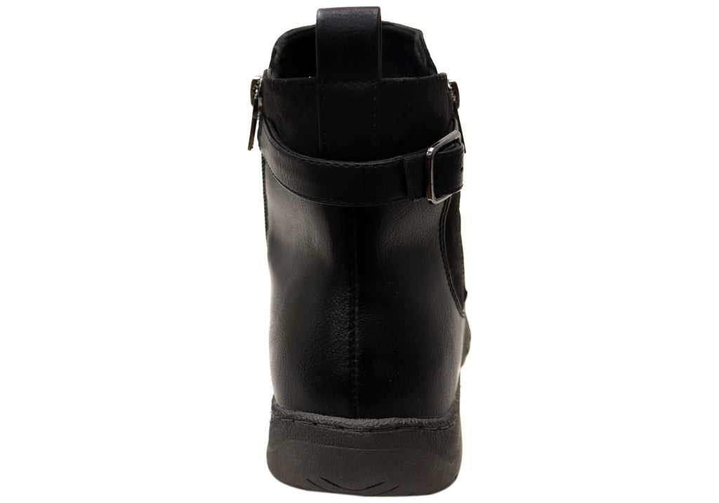 Wide Comfort Ankle Boots