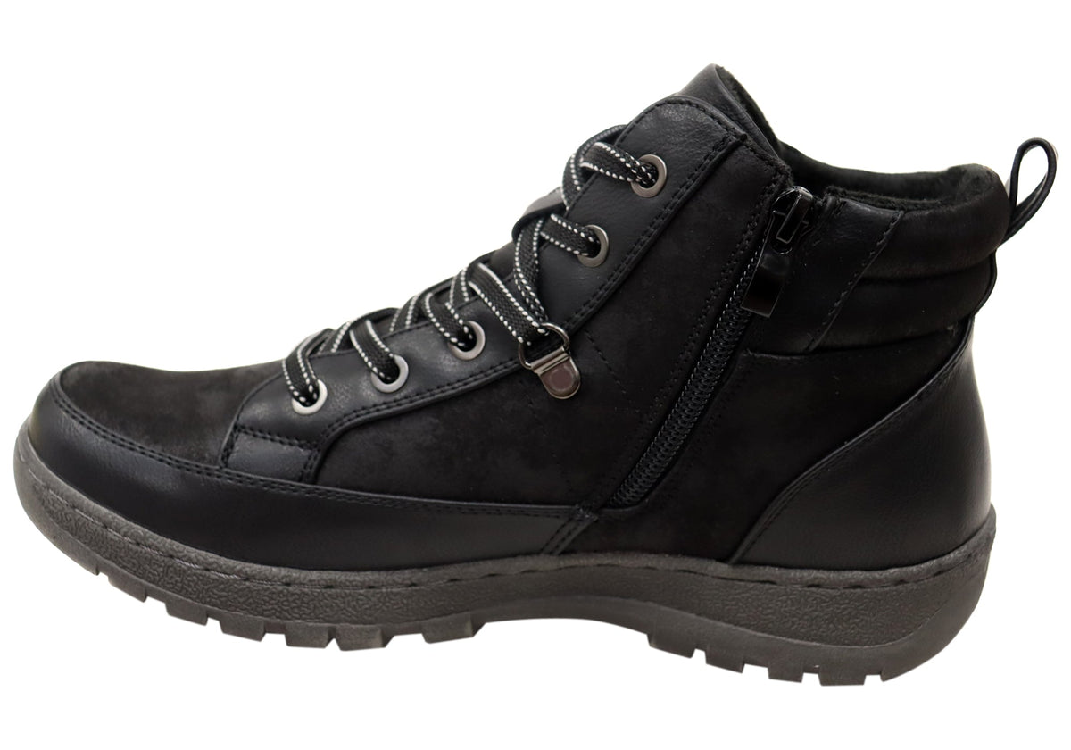 Relaxed Fit Ankle Boots