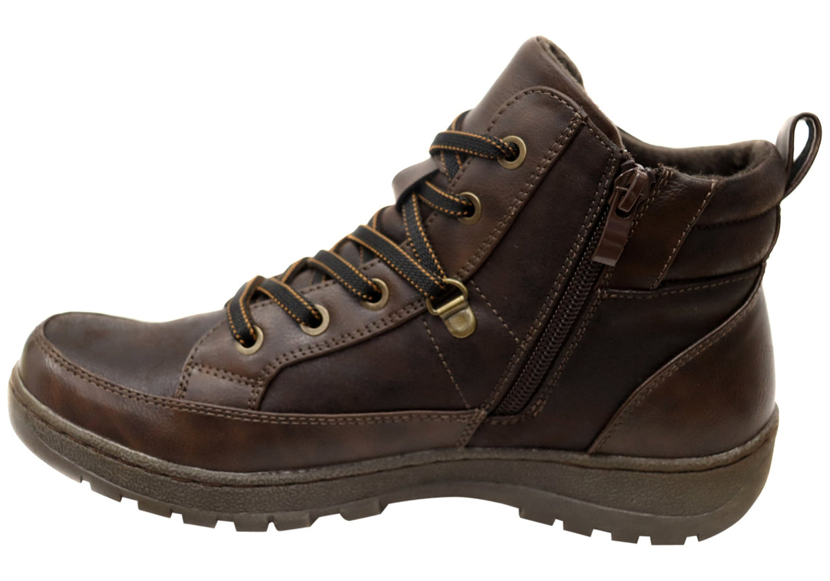 Relaxed Fit Ankle Boots