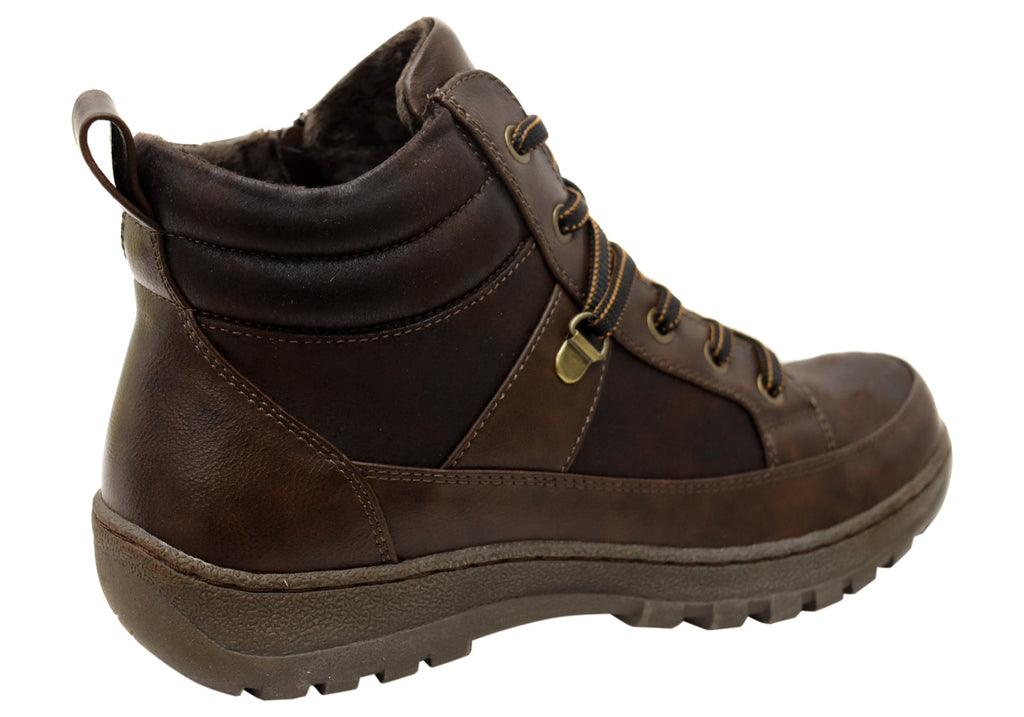 Relaxed Fit Ankle Boots