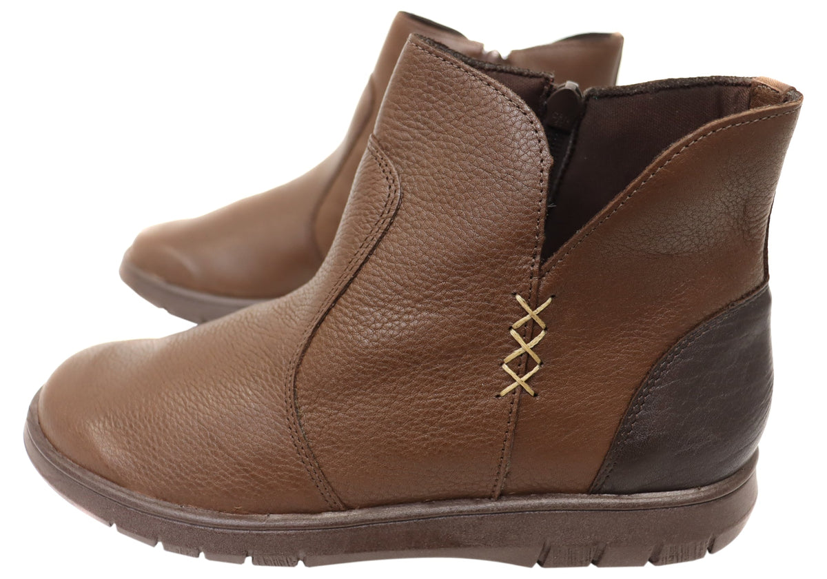Handcrafted Leather Ankle Boots