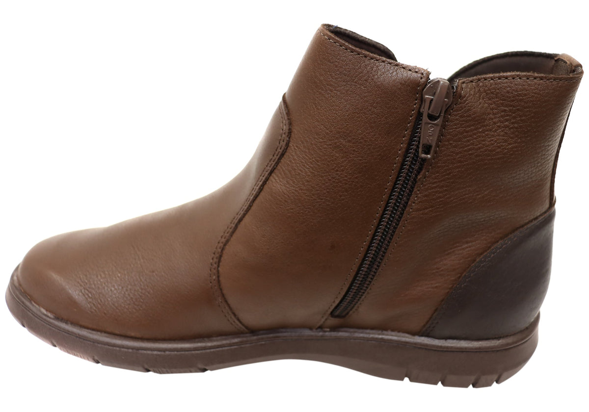 Handcrafted Leather Ankle Boots