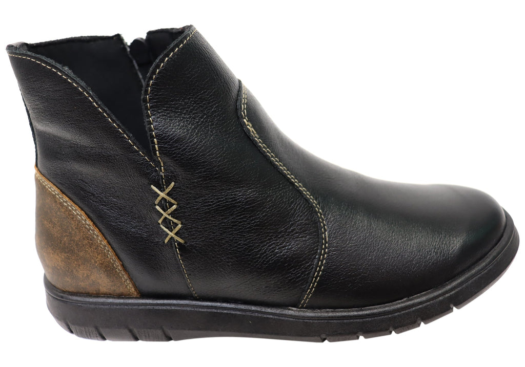 Handcrafted Leather Ankle Boots