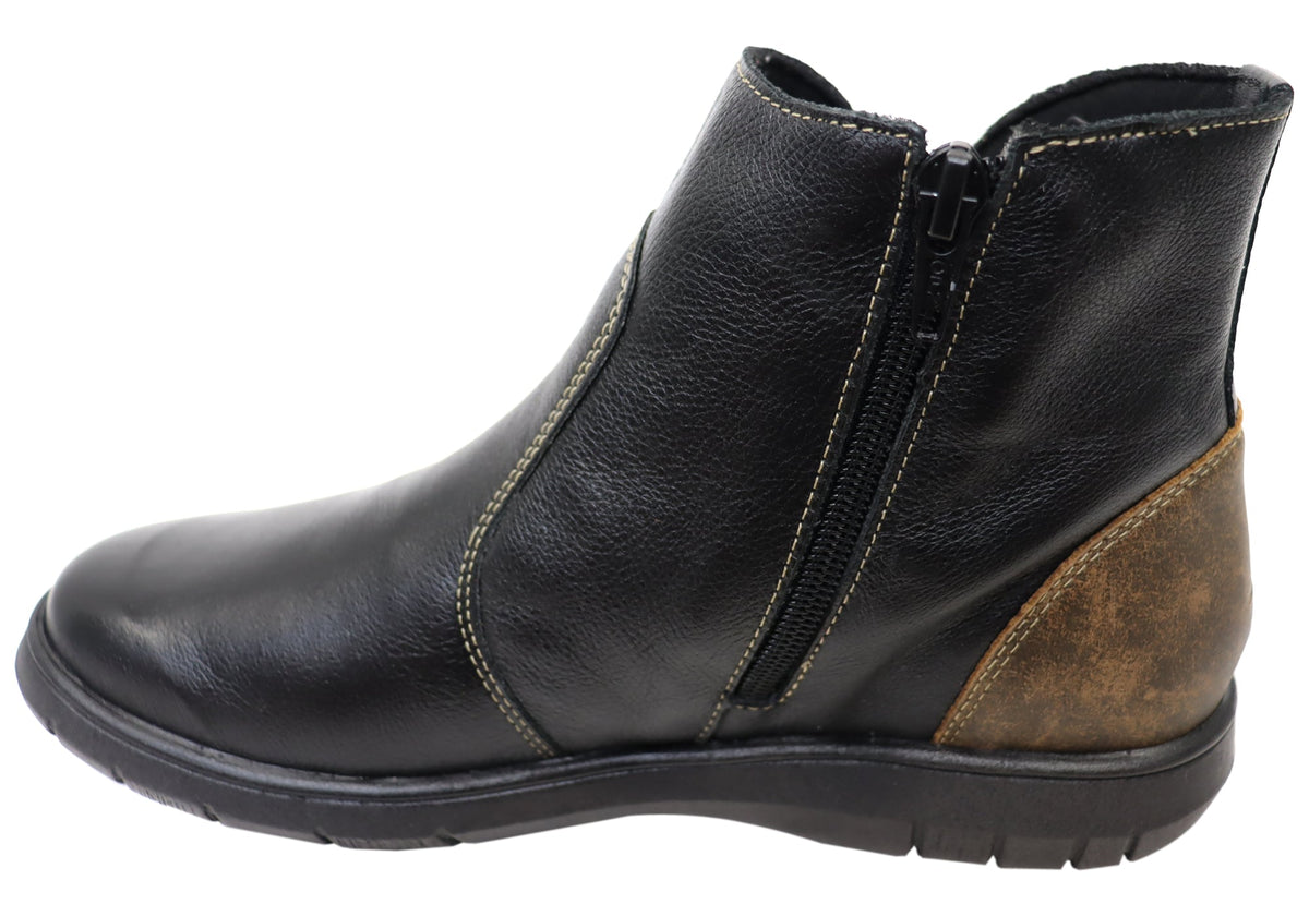 Handcrafted Leather Ankle Boots