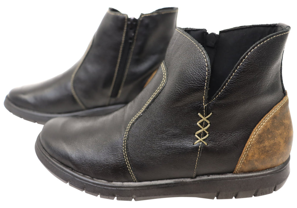 Handcrafted Leather Ankle Boots