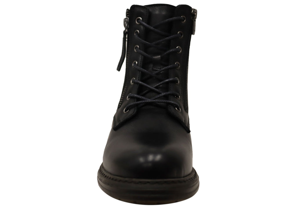 Statement Leather Ankle Boots