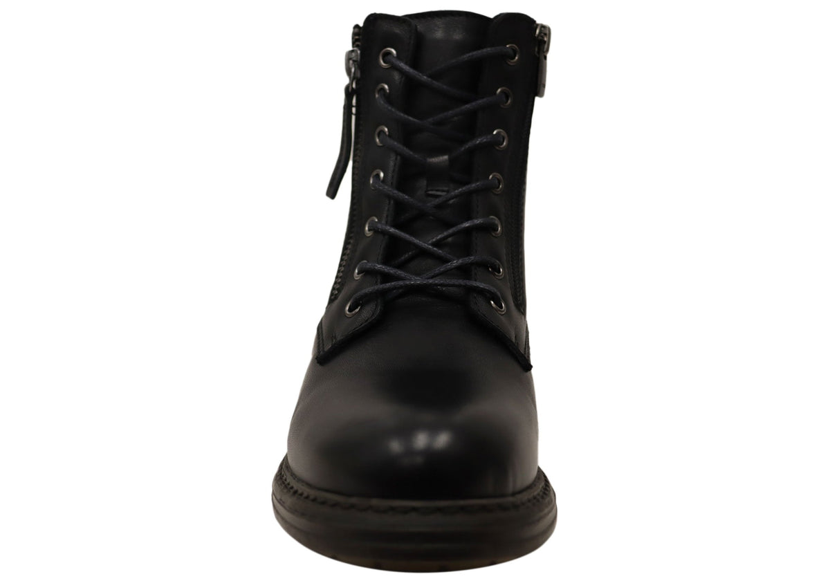 Statement Leather Ankle Boots