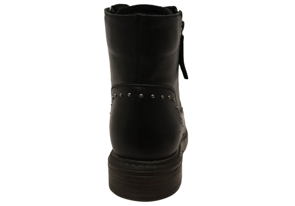 Statement Leather Ankle Boots