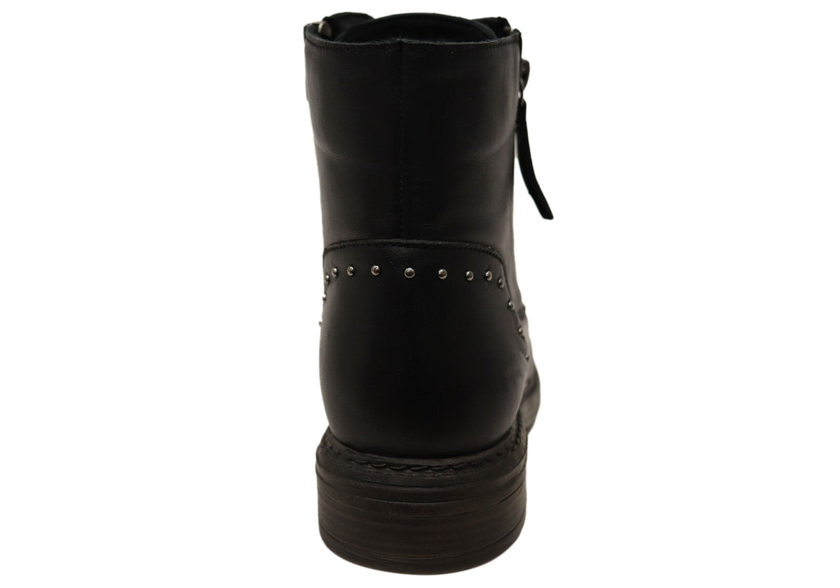 Statement Leather Ankle Boots