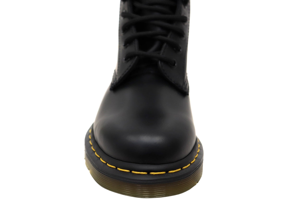 Tall Black Lace-Up Boots