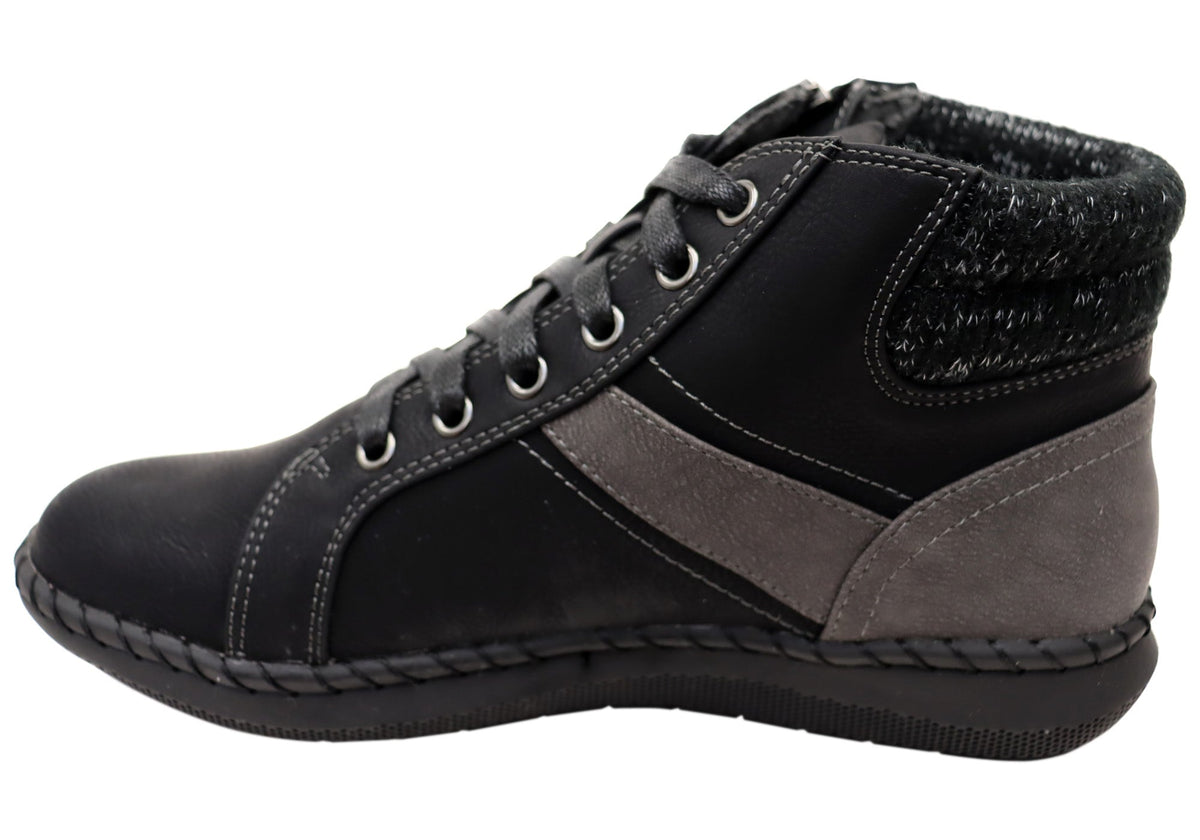 Side Zip Comfort Booties