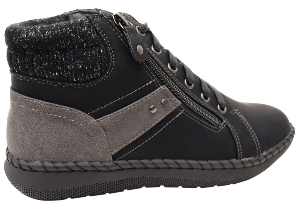 Side Zip Comfort Booties