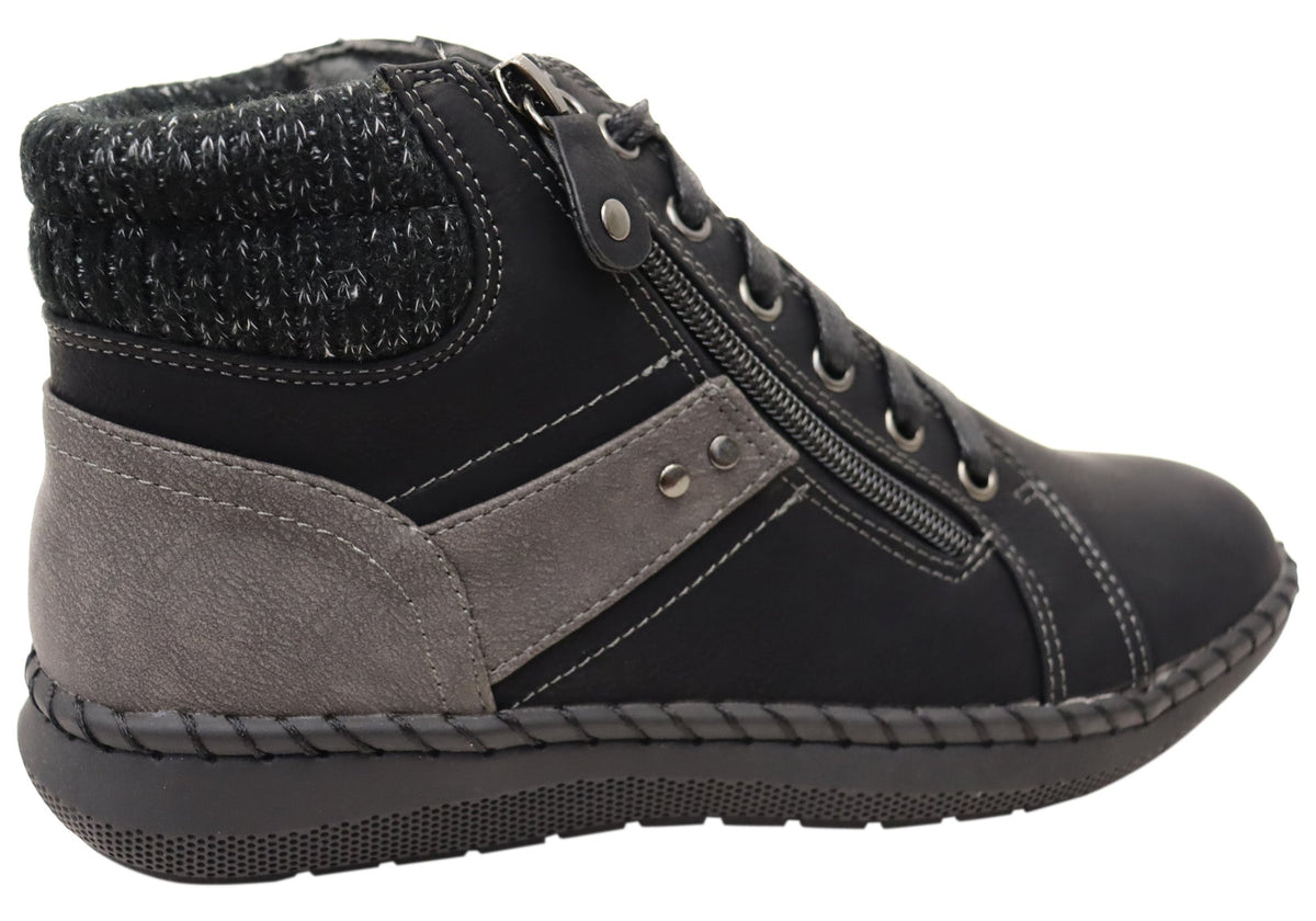 Side Zip Comfort Booties