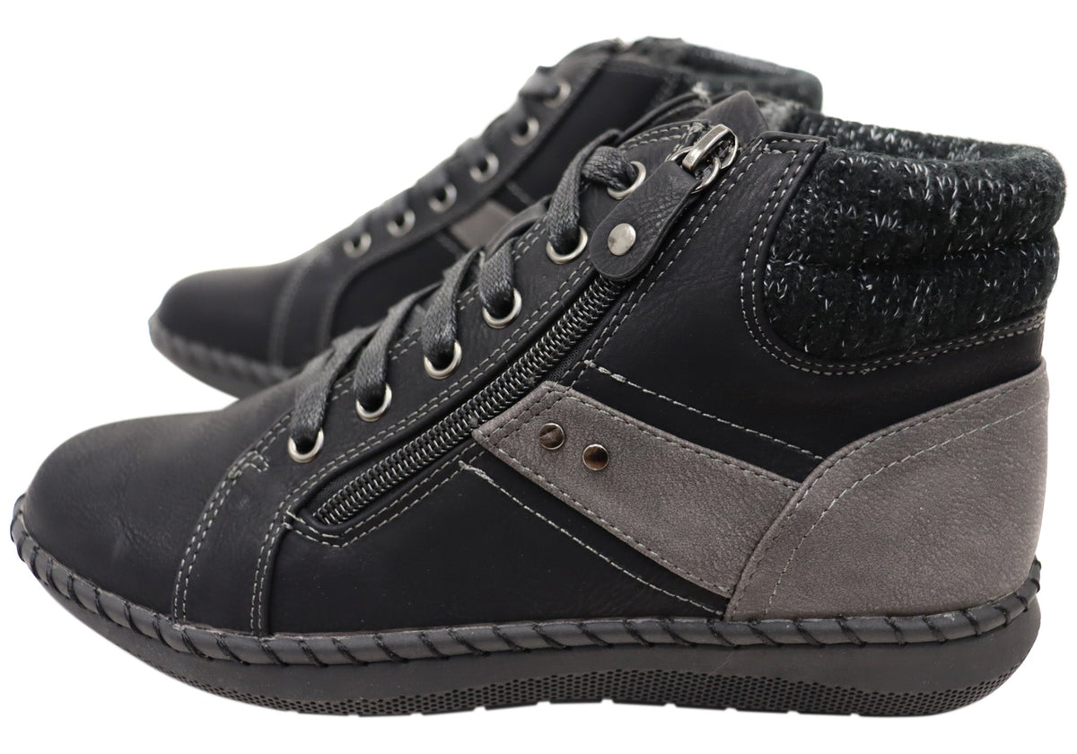 Side Zip Comfort Booties