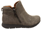 Side Zip Leather Boots