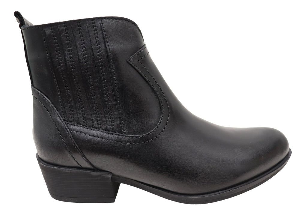 Soft Leather Ankle Boots
