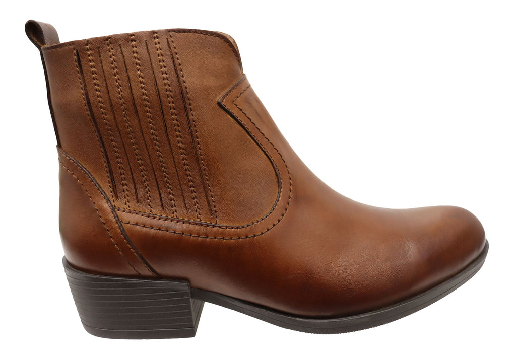 Soft Leather Ankle Boots