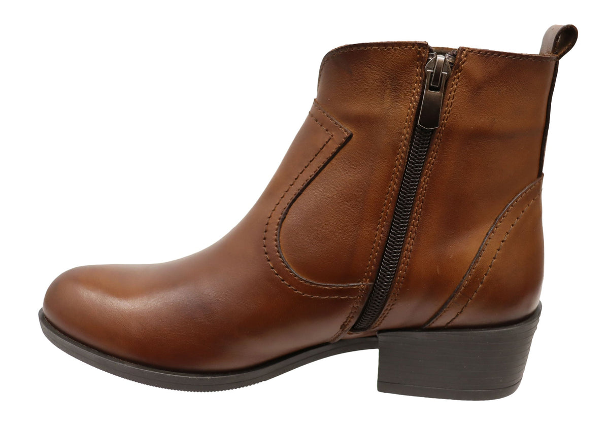 Soft Leather Ankle Boots