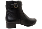 Extra Wide Leather Booties
