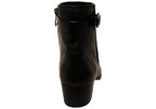 Extra Wide Leather Booties