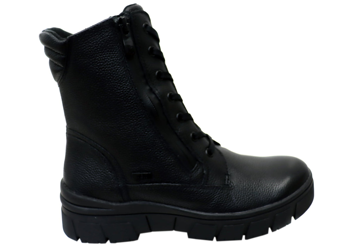 Wide Fit Black Booties
