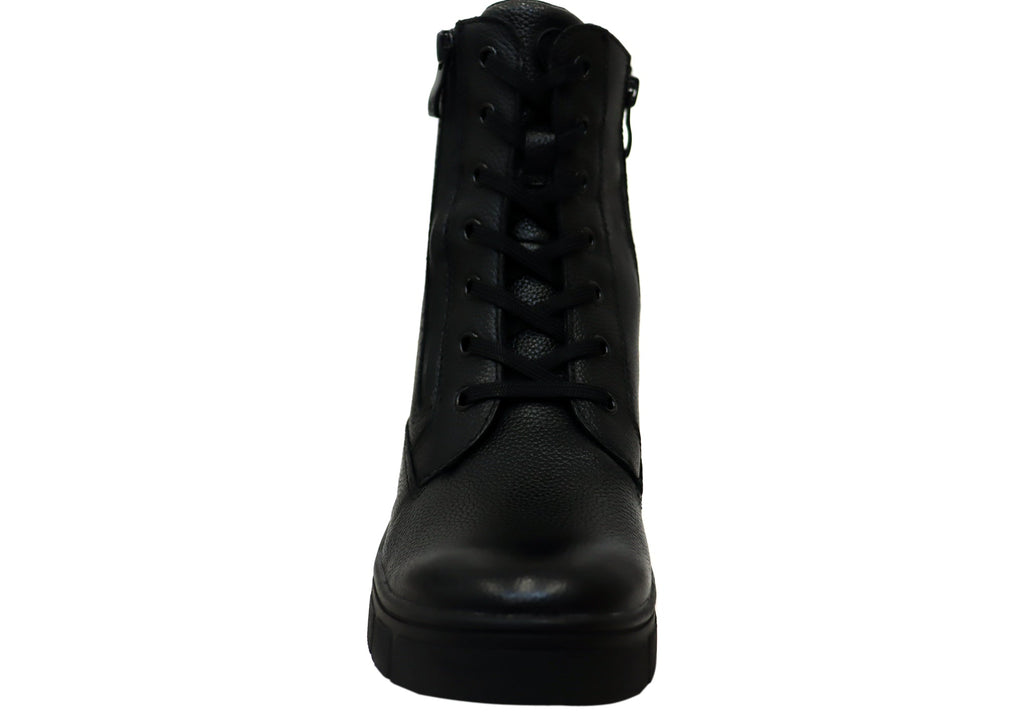 Wide Fit Black Booties