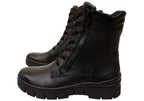 Wide Fit Black Booties