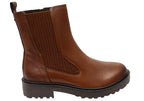 Wide Fit Leather Booties