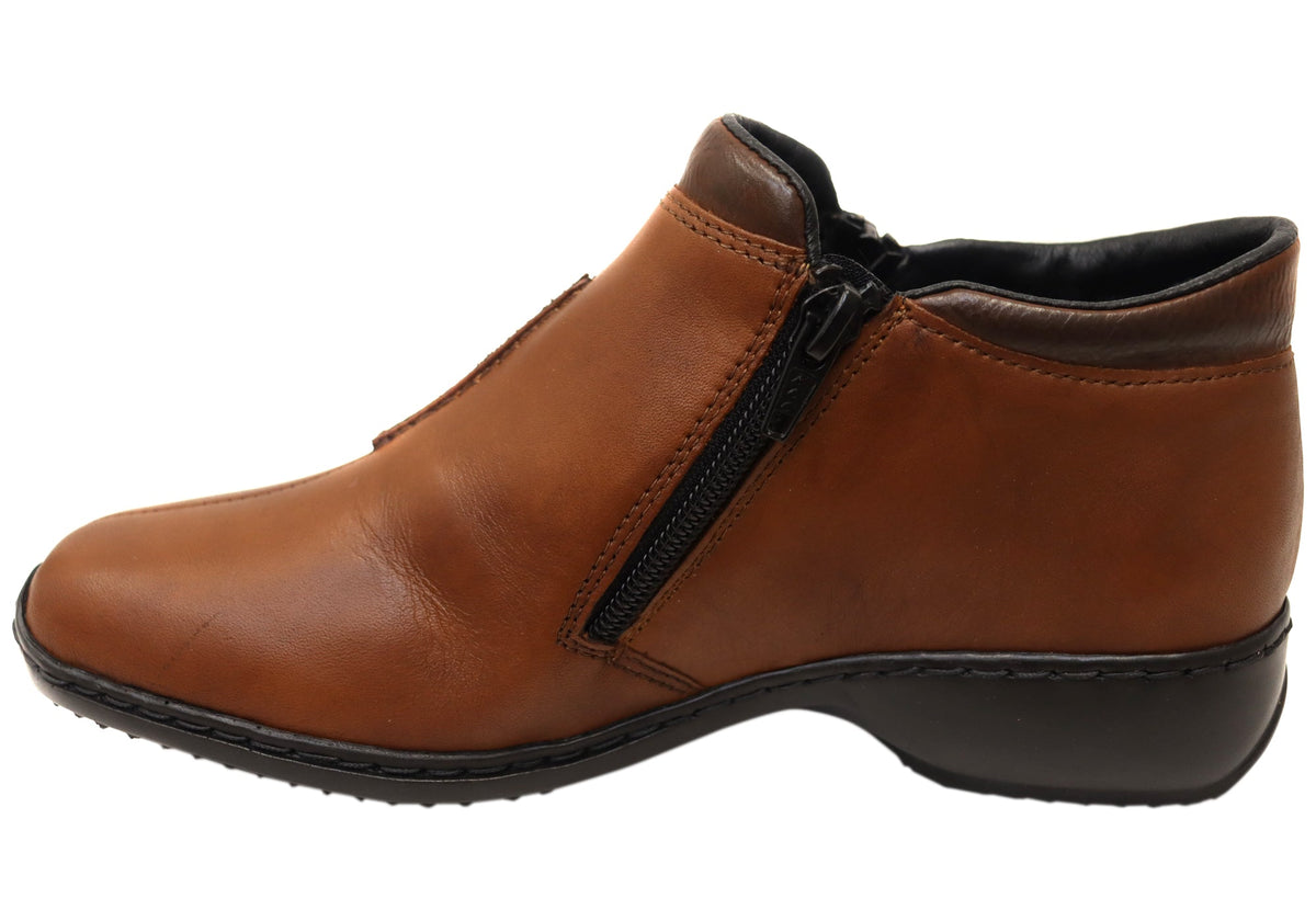 Winter Leather Ankle Boots