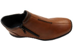 Winter Leather Ankle Boots