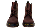 Cherry Red Leather Boots