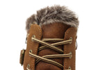 Fur Lined Lace-Up Boots
