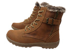Fur Lined Lace-Up Boots