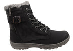 Fur Lined Lace-Up Boots