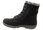 Fur Lined Lace-Up Boots