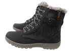 Fur Lined Lace-Up Boots