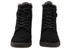 Fur Lined Lace-Up Boots
