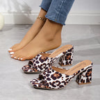 Leopard Lux Sandals
