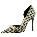 Elise Pearl Chain Pumps