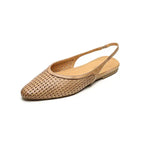 Jasmine St Tropez Woven Flats - Pointed Toe Slingback