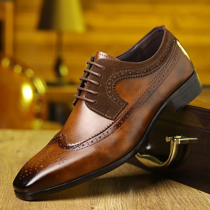 Carver Oxford Brogue Shoes